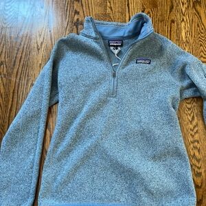 Patagonia Blue Quarter-Zip Pullover